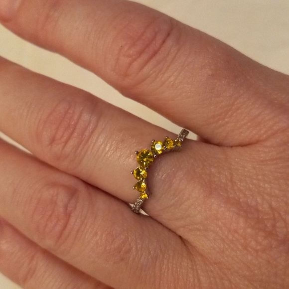 Fragrant Jewels Sunflower Collection Stackable Ring Size 7 - Picture 1 of 2